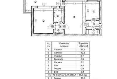 Apartament cu 2 camere semidecomandat în Bucureștii Noi - 1