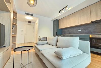 Apartament cu 2 camere semidecomandat, mobilat în Băneasa