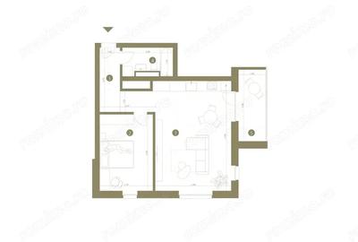 Apartament cu 2 camere decomandat în Pârneava - 7