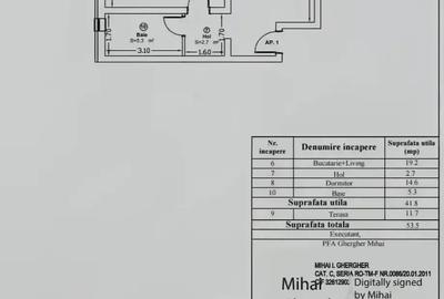 Apartament cu 2 camere decomandat în Giroc - 1