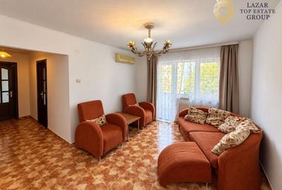 Apartament cu 3 camere semidecomandat, mobilat în UTA