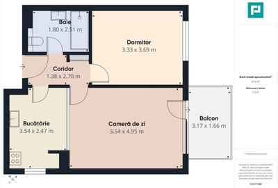 Apartament cu 2 camere în Central
