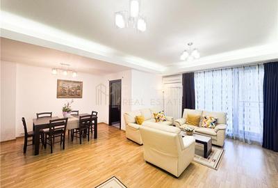 Apartament cu 4 camere semidecomandat, mobilat în Herăstrău