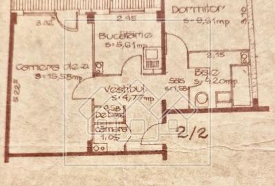Apartament cu 2 camere decomandat în Central