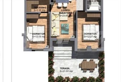 Apartament cu 3 camere decomandat în Torontalului