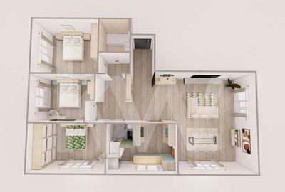 Apartament cu 3 camere decomandat în Mihai Viteazul - 1