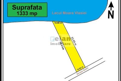 Teren Construcții intravilan de 1333 mp, în Moara Vlăsiei - 1