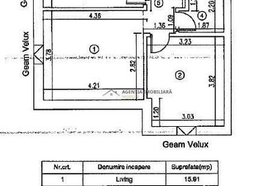 Apartament cu 2 camere decomandat în Dudu
