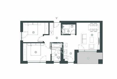 Apartament cu 3 camere decomandat în Iosefin