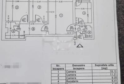 Apartament cu 3 camere semidecomandat în Gorjului