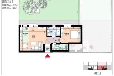 Apartament cu 2 camere decomandat în Central - 1