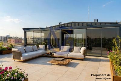 Penthouse cu 5 camere decomandat în Băneasa - 3
