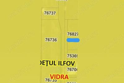 Teren de 2574 mp, în Vidra