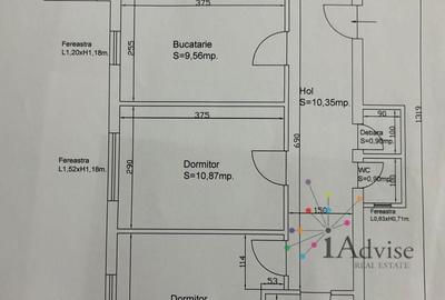 Apartament cu 3 camere decomandat în Astra