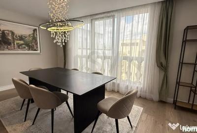 Apartament cu 5 camere decomandat, mobilat în Herăstrău