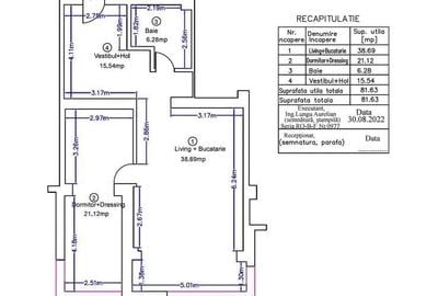 Apartament cu 2 camere decomandat în Aviației