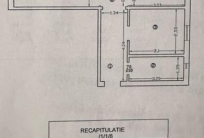 Apartament cu 2 camere decomandat în Nicolina