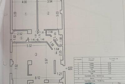 Apartament cu 3 camere decomandat în Casa de Cultură