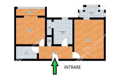 Apartament cu 2 camere decomandat, mobilat în Terezian - 5