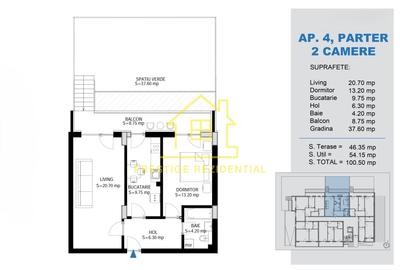 Apartament cu 2 camere decomandat în Theodor Pallady