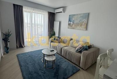 Apartament cu 2 camere semidecomandat, mobilat în Central