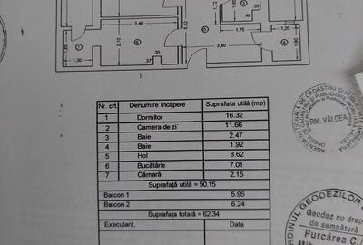Apartament cu 2 camere decomandat în Central