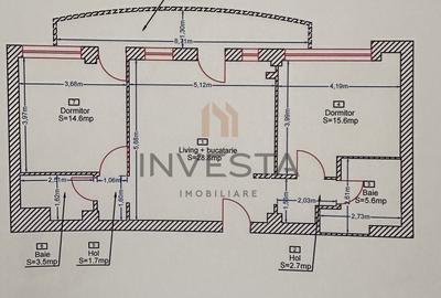 Apartament cu 3 camere decomandat, mobilat în Mărăști - 10