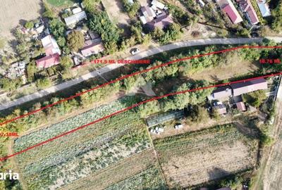Teren de 3100 mp, în Nuci