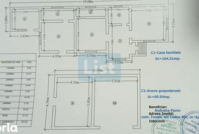 Casă cu 3 camere cu Teren 3040 Mp în Baciu - 5