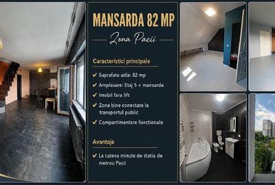 Apartament cu 3 camere decomandat în Sud