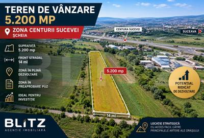 Teren de 5200 mp, în Central