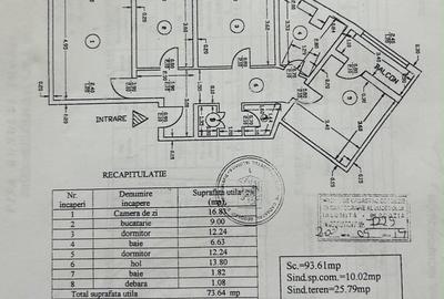 Apartament cu 3 camere decomandat, mobilat în Fetești-Gară