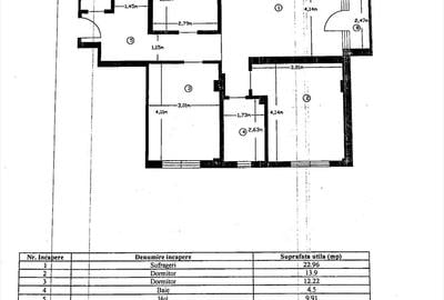 Apartament cu 3 camere în Negru Vodă - 14
