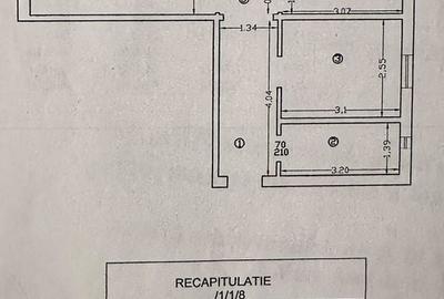 Apartament cu 2 camere decomandat în Nicolina