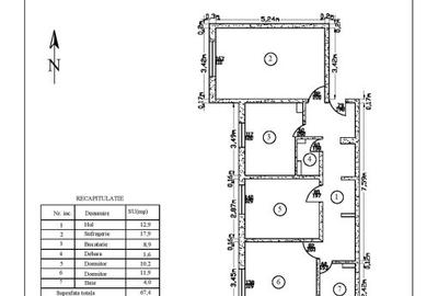 Apartament cu 3 camere decomandat în Ultracentral - 4
