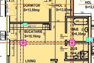 Apartament cu 3 camere în Central - 2