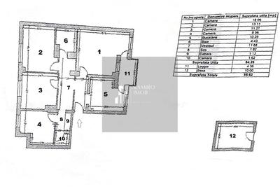 Apartament cu 4 camere decomandat, mobilat în Central - 2