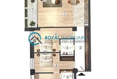 Apartament cu 3 camere decomandat în Autogară - 1