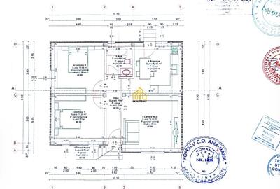 Casă cu 3 camere în Vârteju