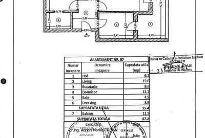 Apartament cu 2 camere decomandat în Nord