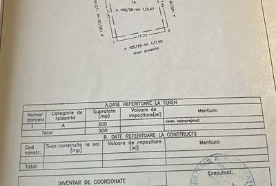 Teren de 300 mp, în Exterior Vest