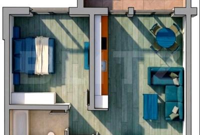 Apartament cu 2 camere decomandat în Giroc