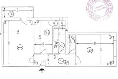 Apartament cu 2 camere decomandat în Central