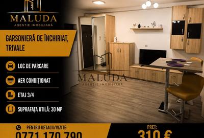 Garsonieră decomandată, mobilată în Trivale