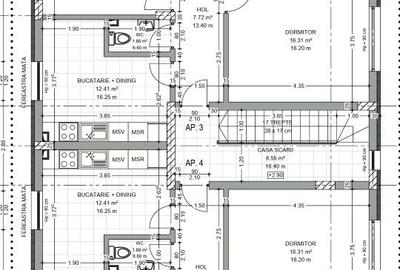Apartament cu 3 camere decomandat în Central