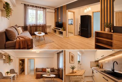 Apartament cu 3 camere semidecomandat în Domenii