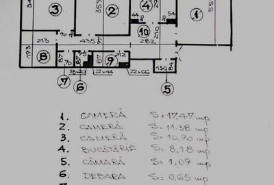 Apartament decomandat în Tei