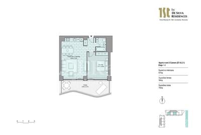 Apartament cu 2 camere în Central