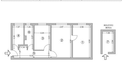 Apartament cu 3 camere semidecomandat în Groapa - 1