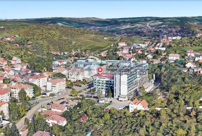 Teren de 9475 mp, în Spitalul Județean